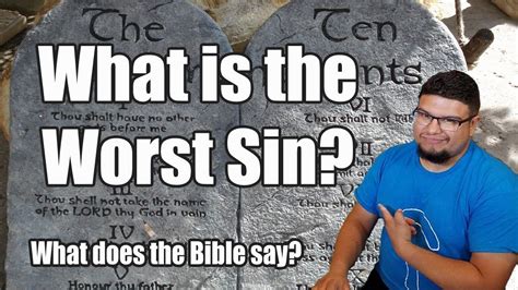 What is the worst sin. Things To Know About What is the worst sin. 